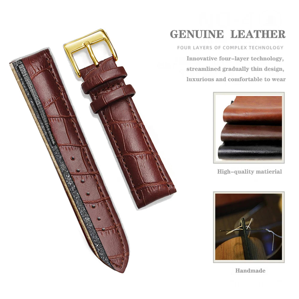 Premium Genuine Leather Watch Strap