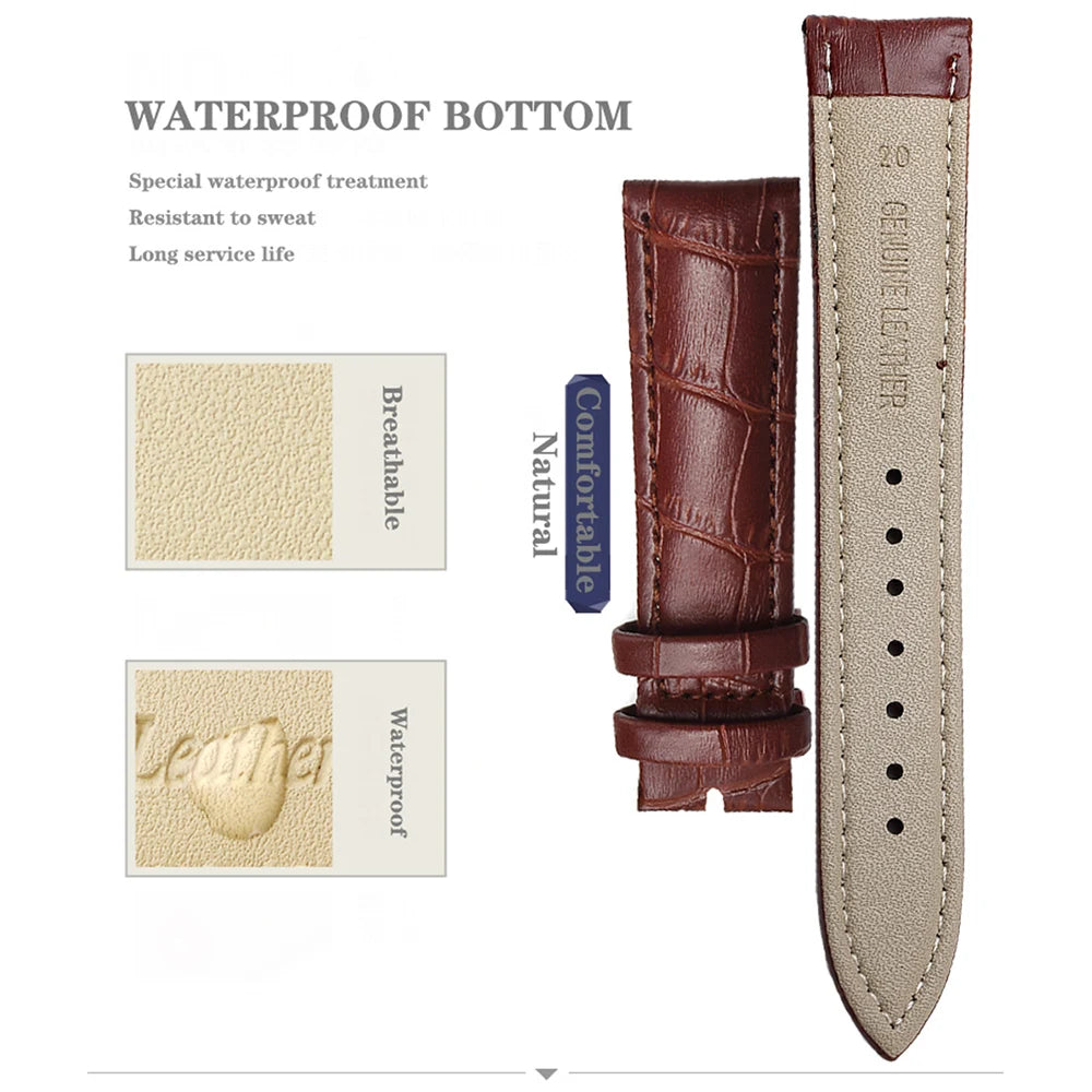 Premium Genuine Leather Watch Strap