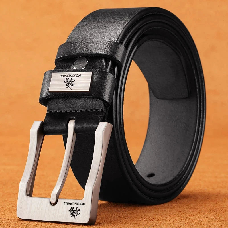 Premium Men's Leather Jeans Belt