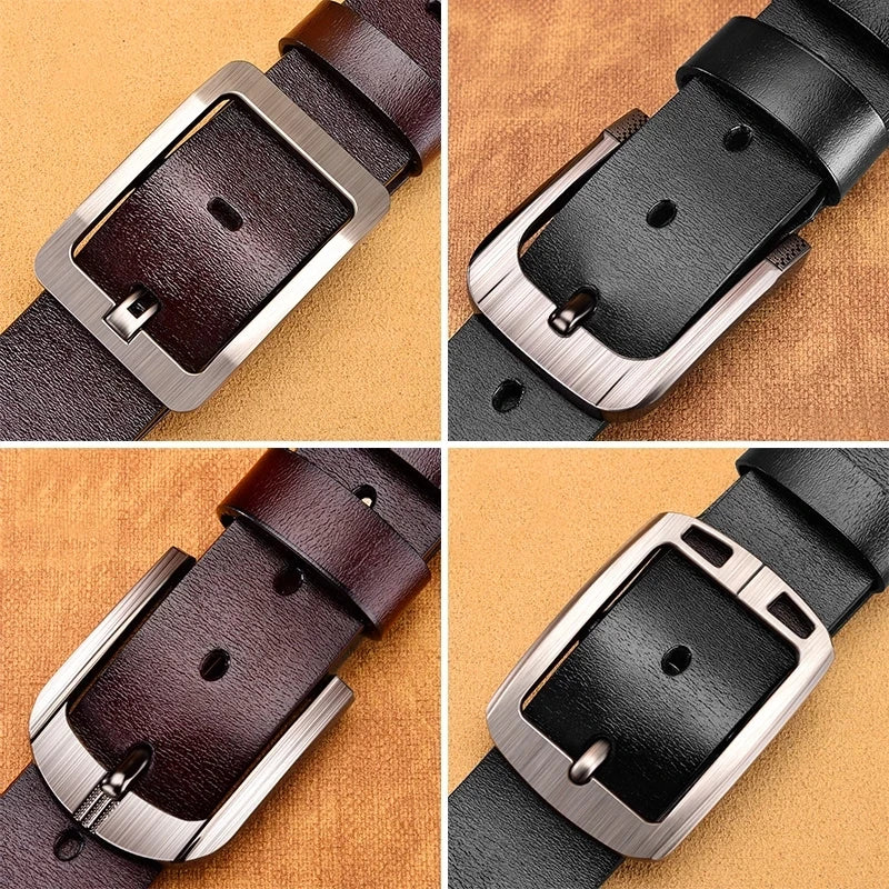 Premium Men's Leather Jeans Belt
