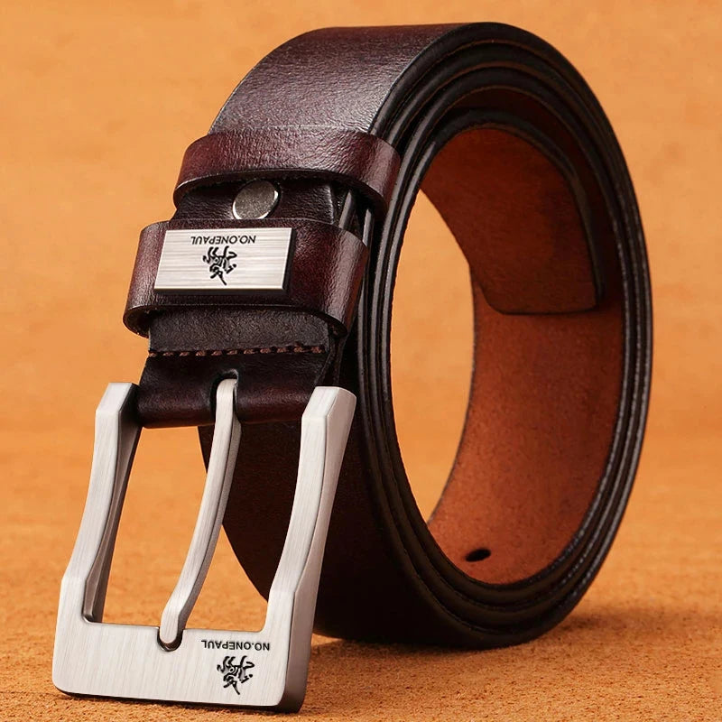 Premium Men's Leather Jeans Belt