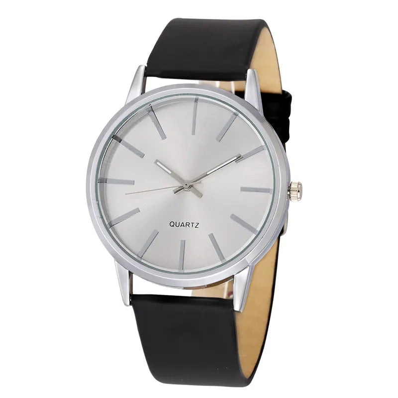 Men's Leather Wristwatch