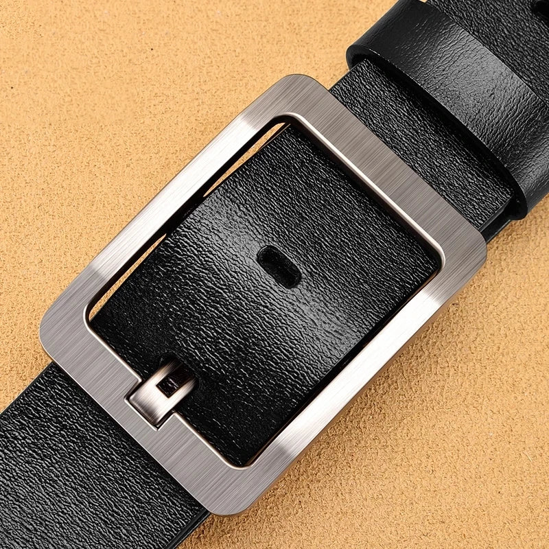 Premium Men's Leather Jeans Belt