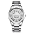 Foxbox FB0047 0047 Fashion Mens Fashion Leather Watches Top Brand Luxury Stainless Quartz 3ATM Waterproof Watch for Men