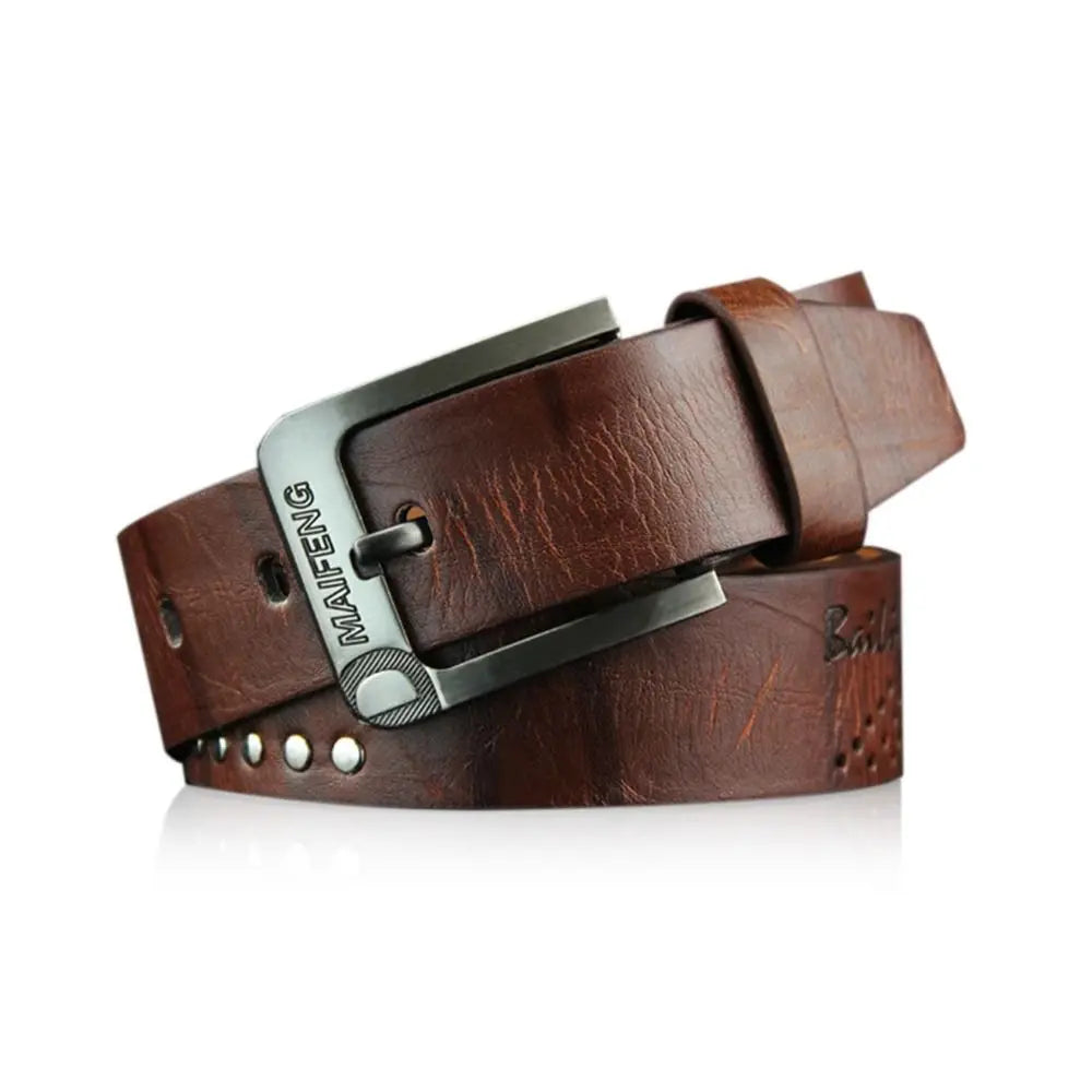 Premium Men's Classic Leather Business Belt