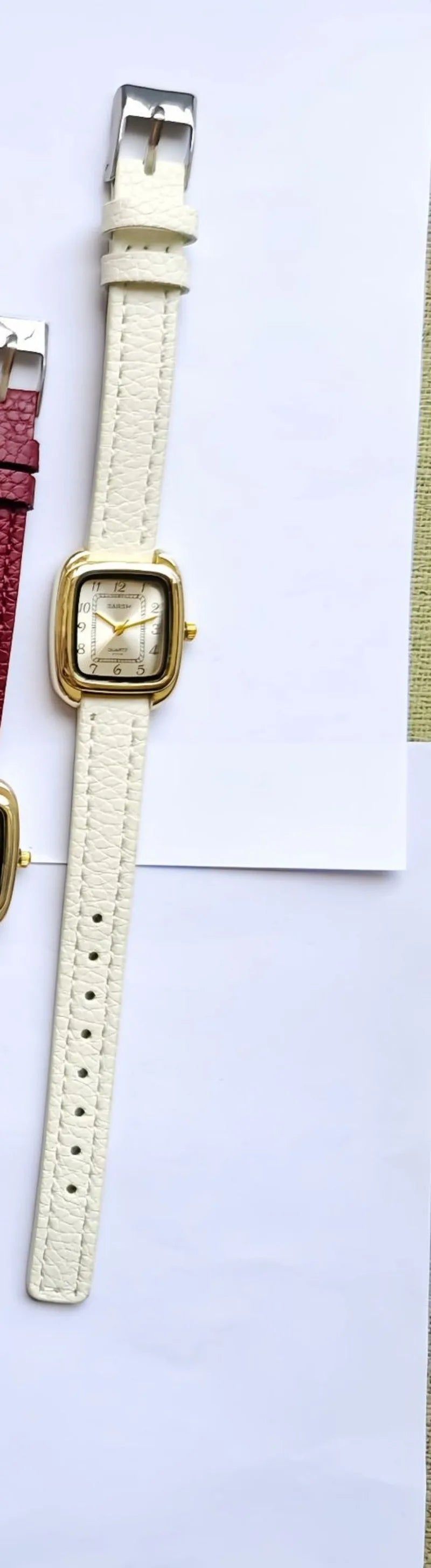 Women's Retro Roman Dial Leather Watch