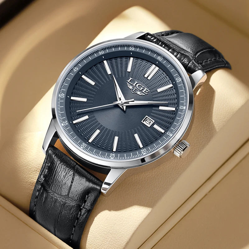 LIGE Men's Waterproof Chronograph Watch