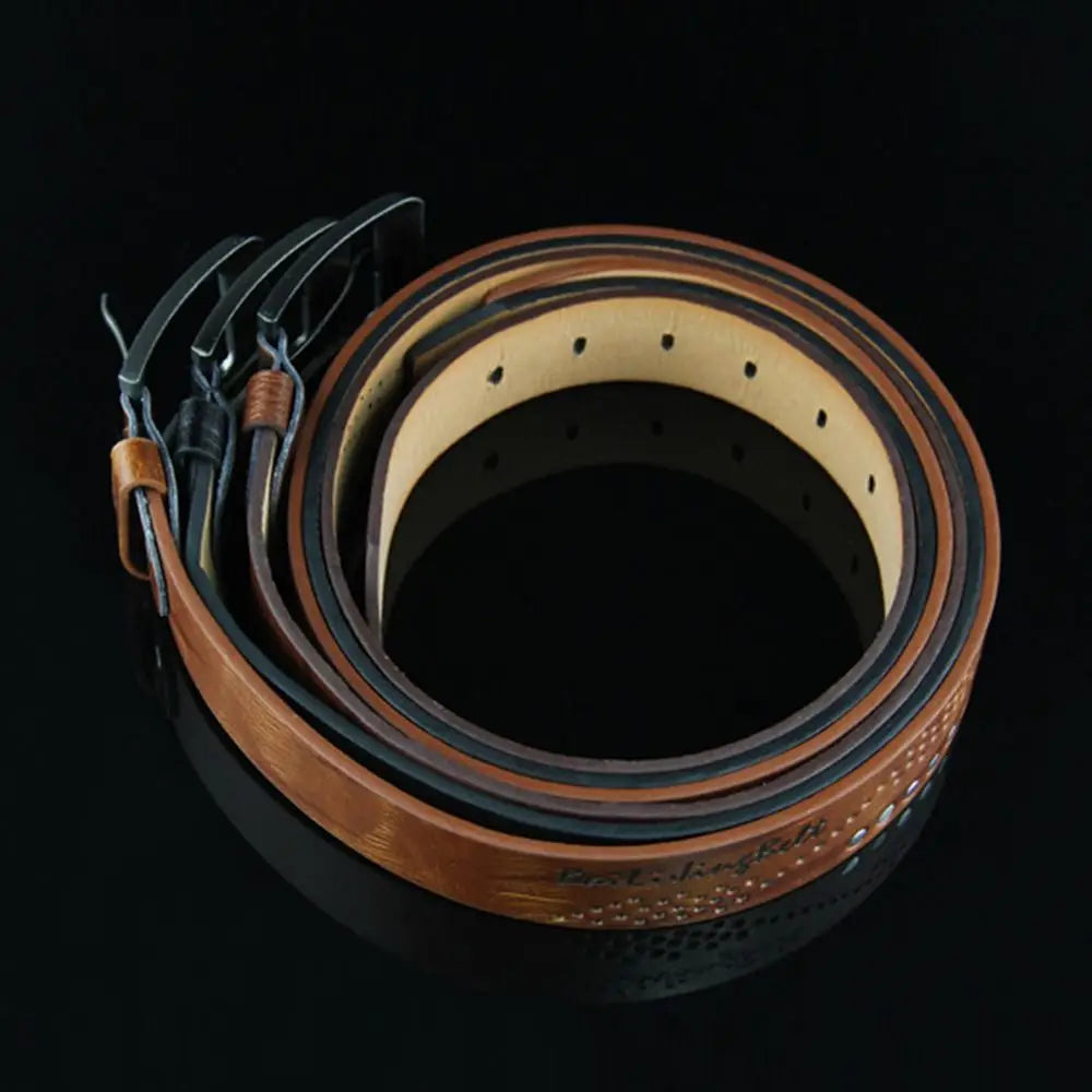 Premium Men's Classic Leather Business Belt