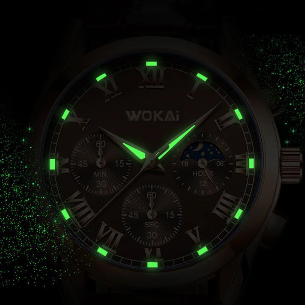 Men's PU Leather Business Watch