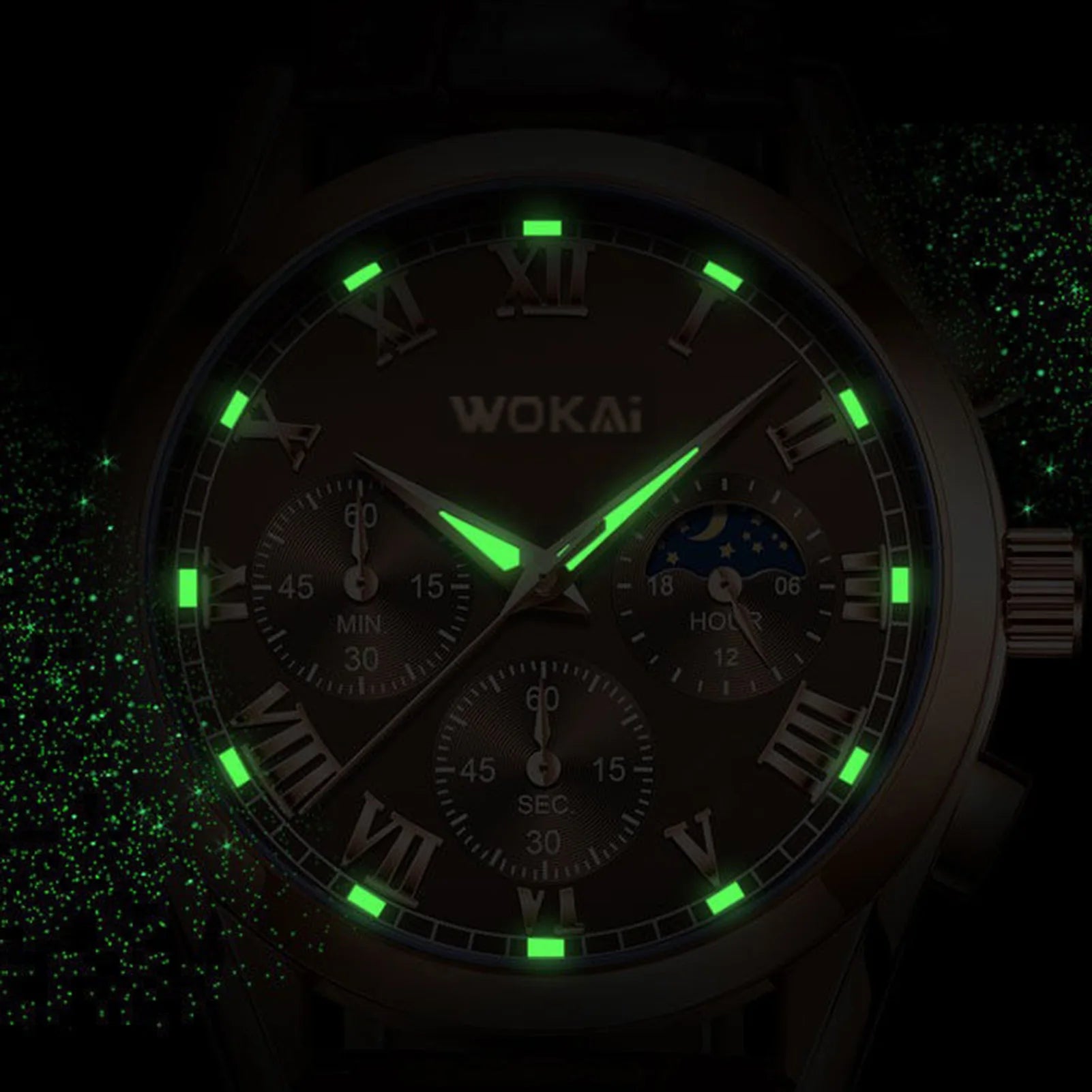 Men's PU Leather Business Watch