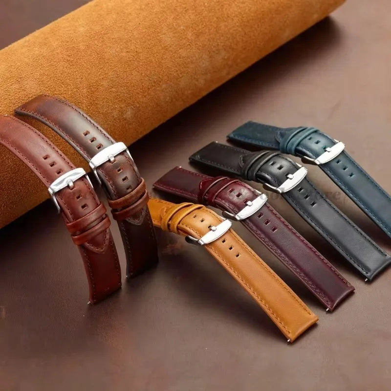 Premium Vintage Cowhide Watch Strap