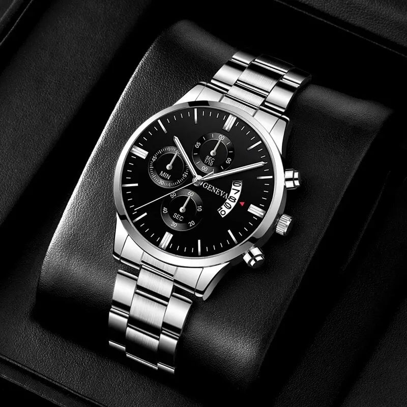 Men's Calendar Quartz Bracelet Watch