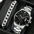 Men's Calendar Quartz Bracelet Watch