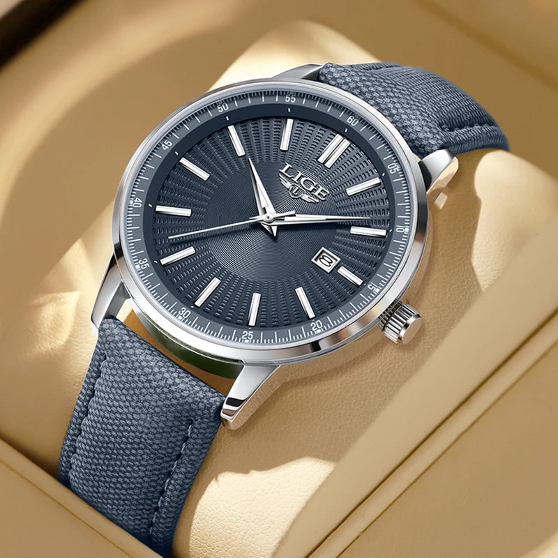 LIGE Men's Waterproof Chronograph Watch