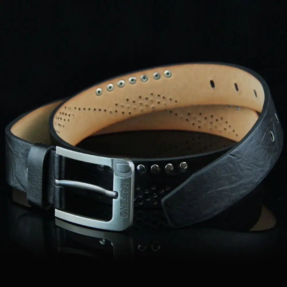Premium Men's Classic Leather Business Belt