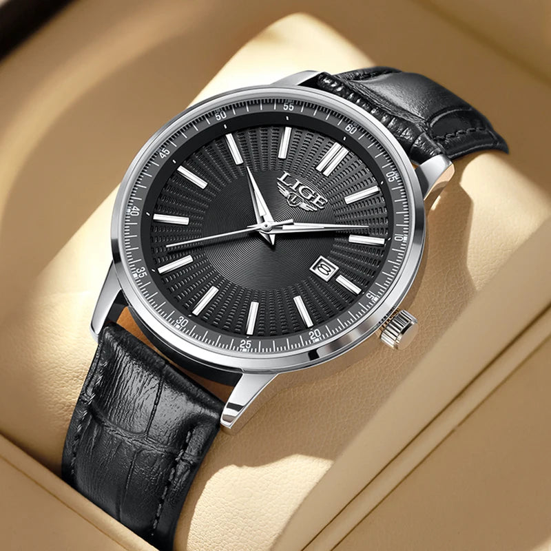 LIGE Men's Waterproof Chronograph Watch