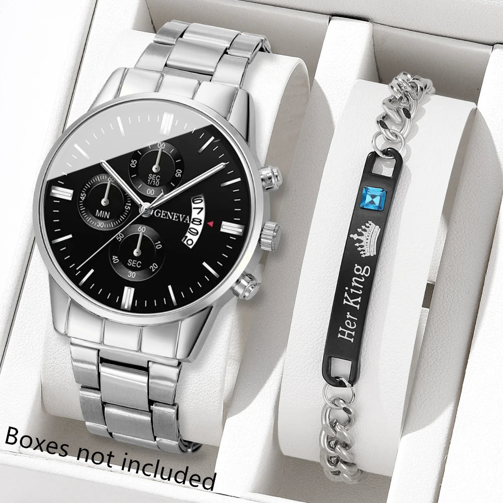 Men's Business Calendar Watch