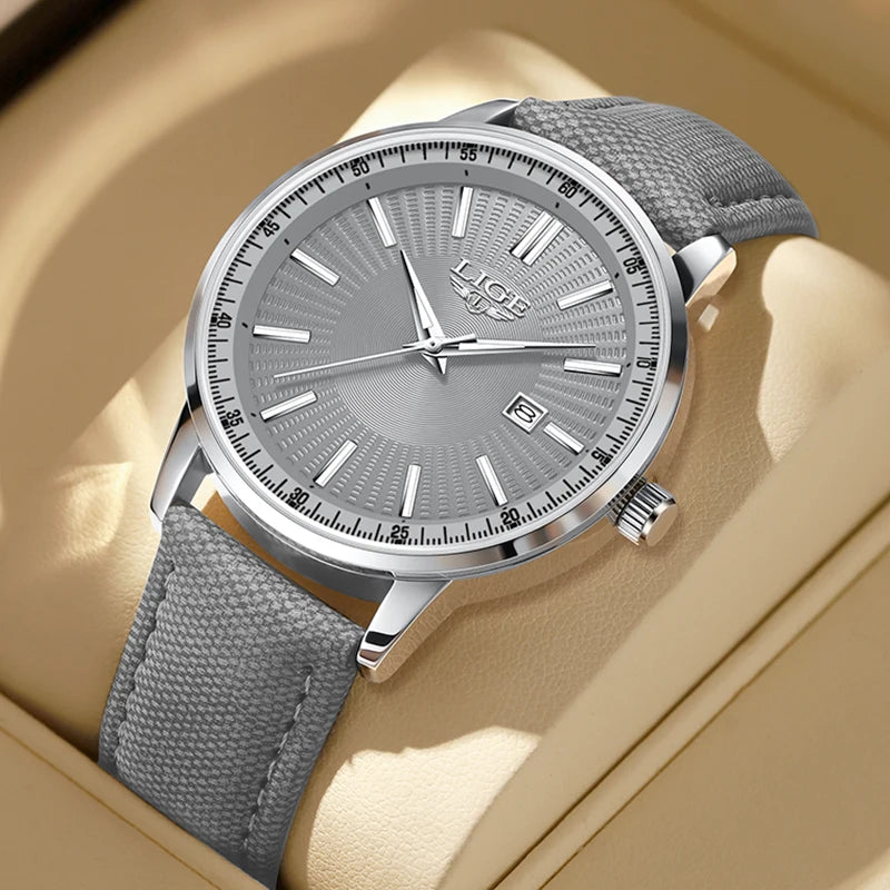 LIGE Men's Waterproof Chronograph Watch