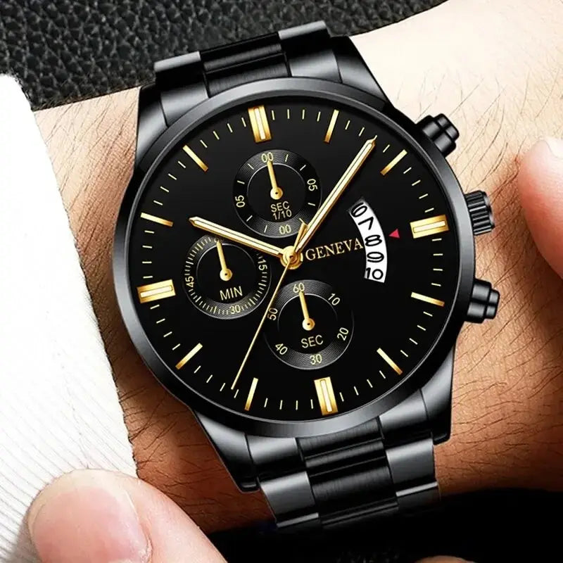 Men's Stainless Steel Quartz Watch