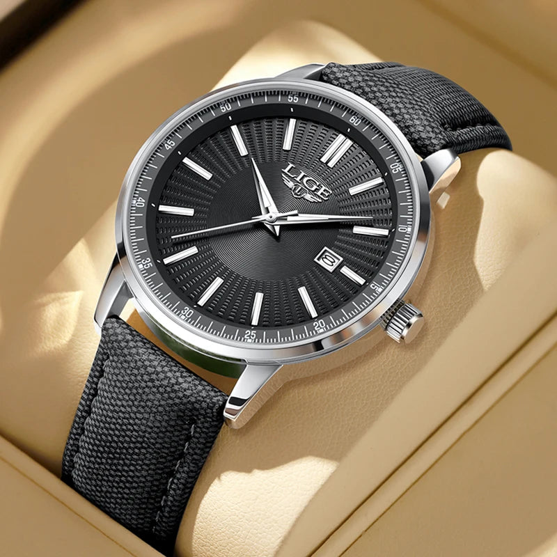 LIGE Men's Waterproof Chronograph Watch