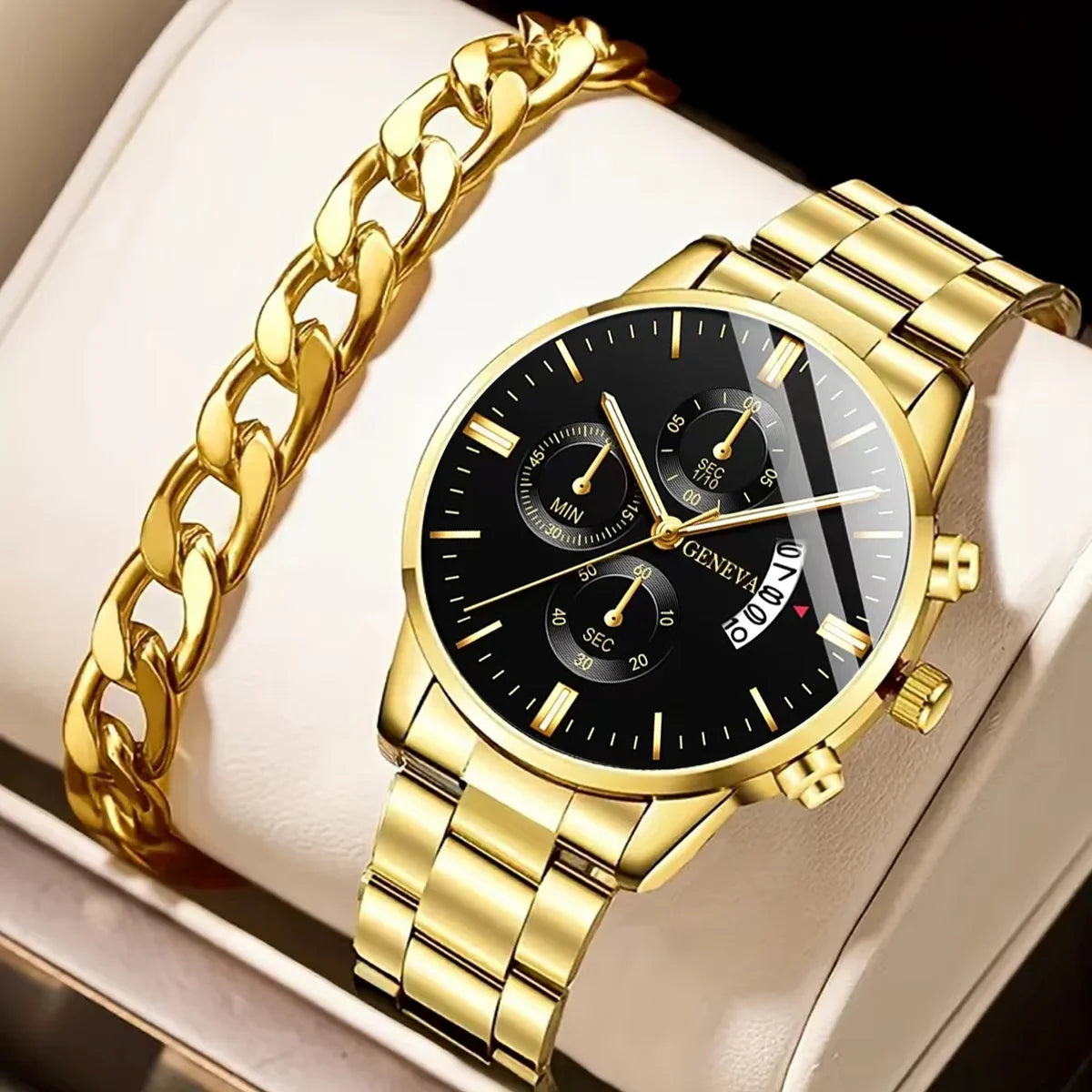Men's Business Calendar Watch
