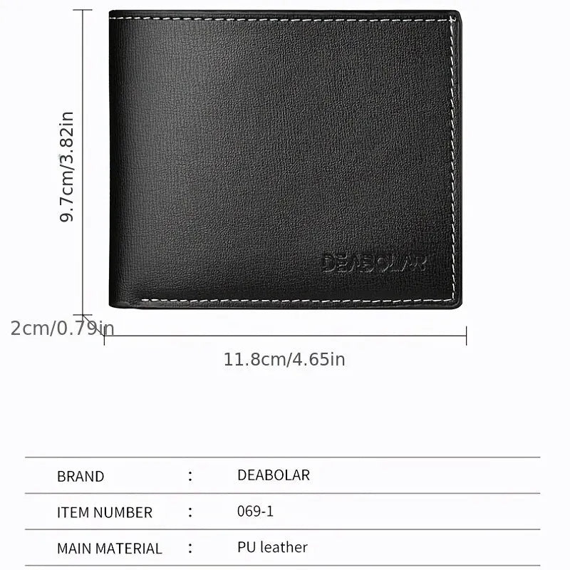 Premium Men's Slim Leather Wallet