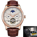 Leather Casual Business Men Watch.