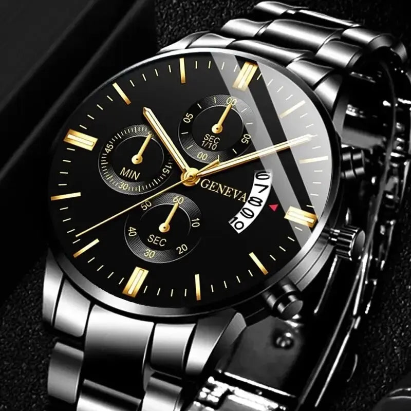 Men's Stainless Steel Quartz Watch