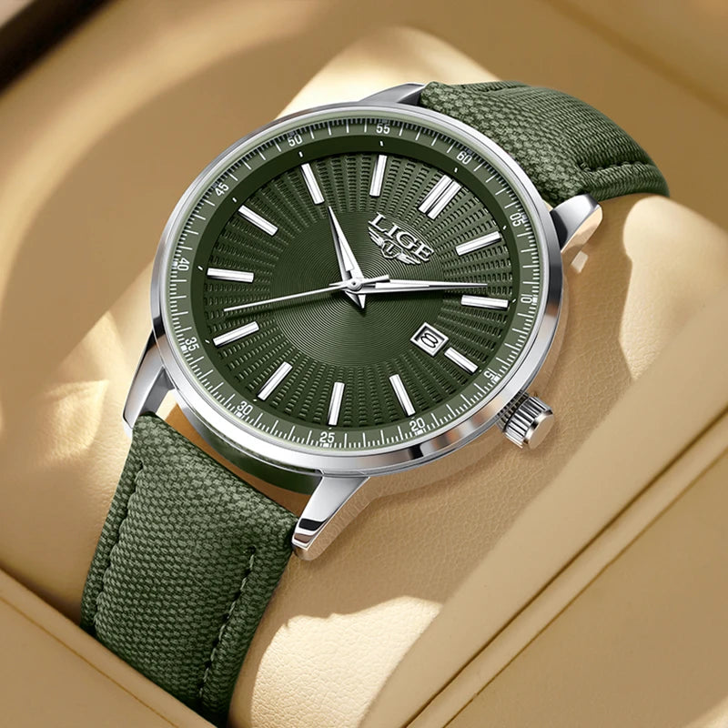 LIGE Men's Waterproof Chronograph Watch