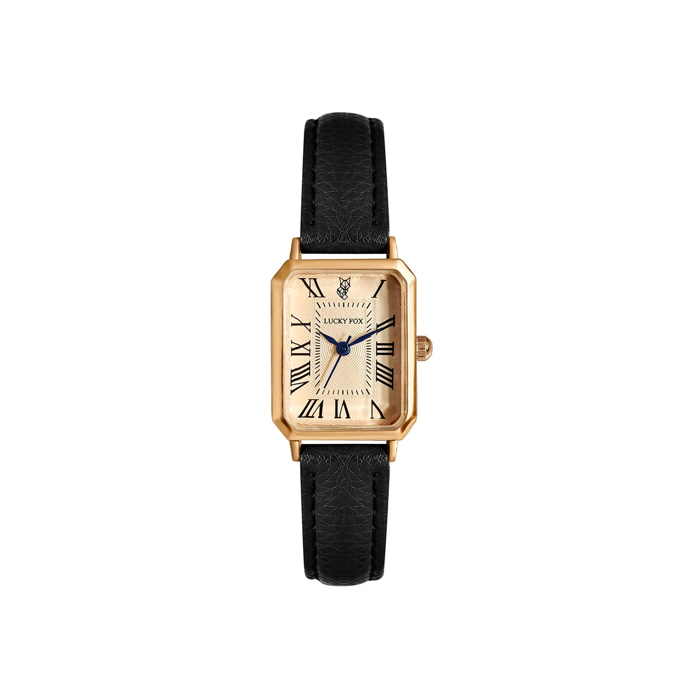 Women's Retro Square Leather Watch