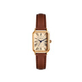 Women's Retro Square Leather Watch