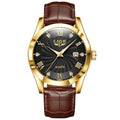 LIGE Women's Sport Leather Watch