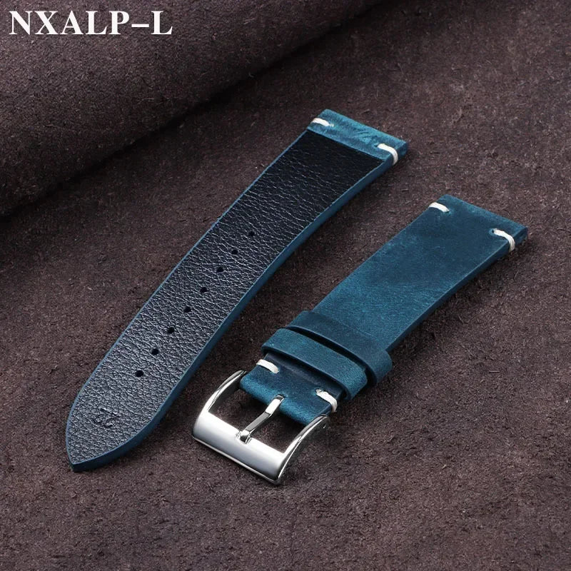 Premium Handmade Oil Wax Leather Watch Band