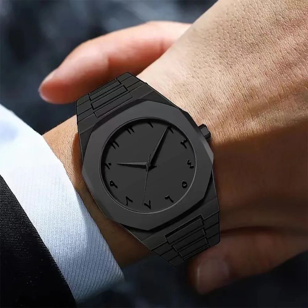 Men's Arabic Dial Quartz Watch
