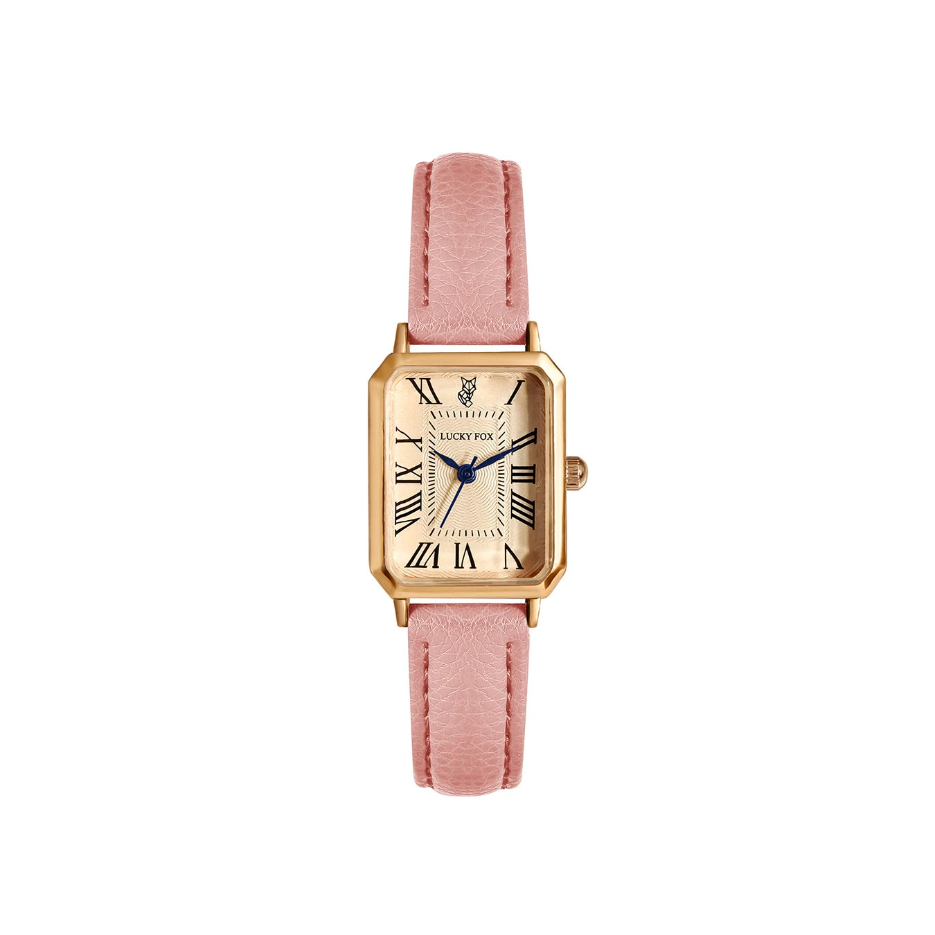 Women's Retro Square Leather Watch