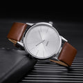 Men's Leather Wristwatch