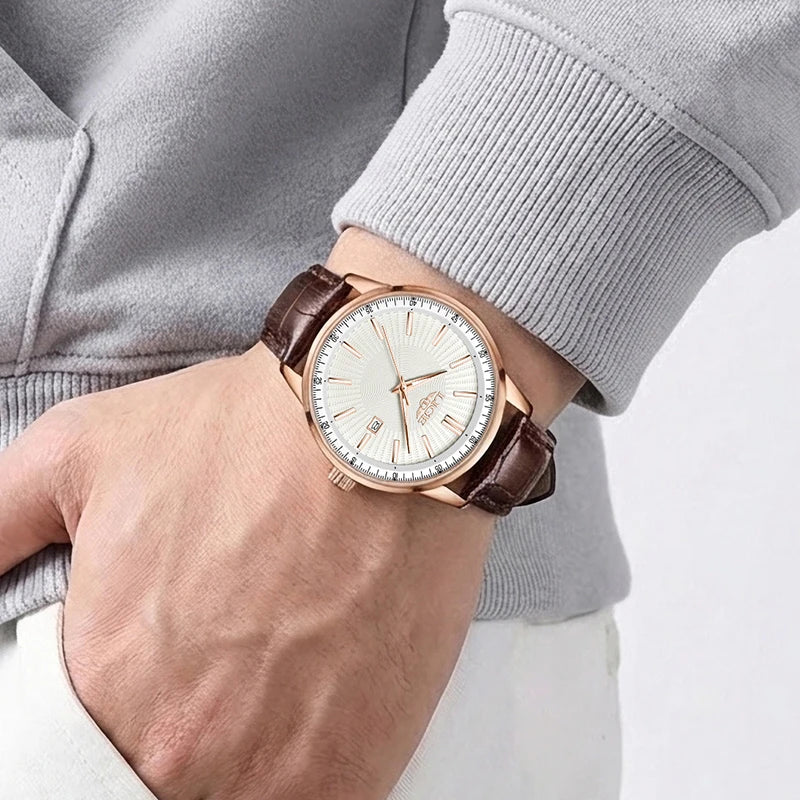 LIGE Men's Waterproof Chronograph Watch