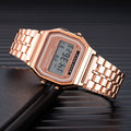 Women's Stainless Steel Digital Watch