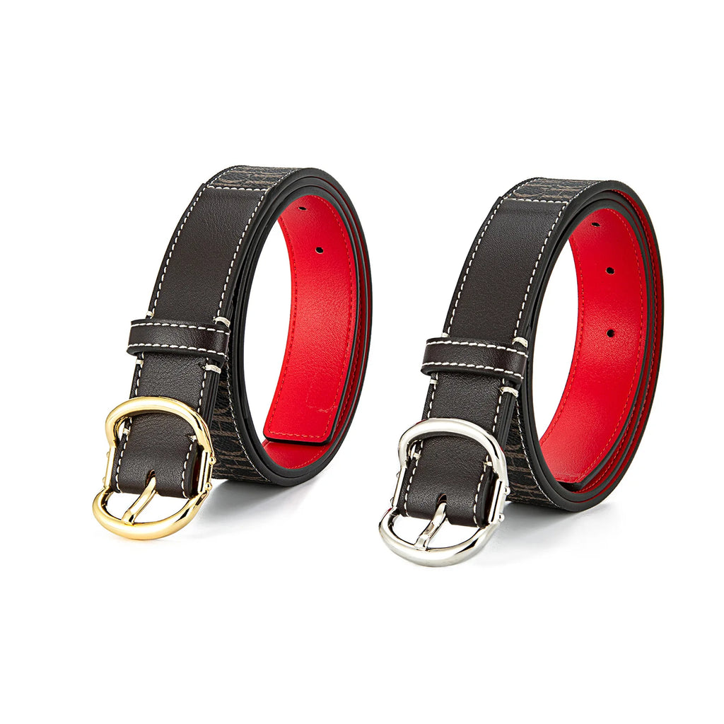 Premium Women's Classic Leather Belt