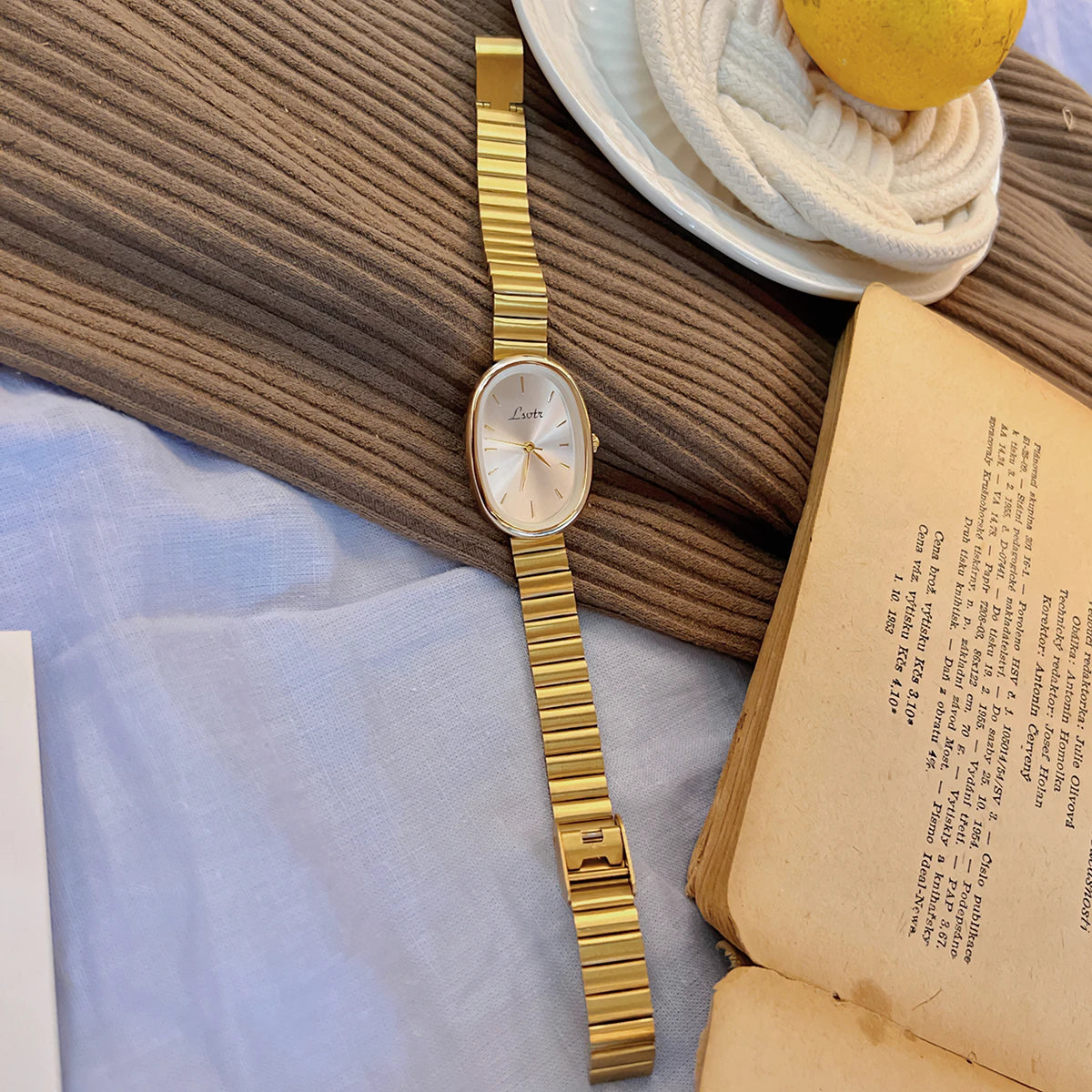 Women's Gold Bracelet Quartz Watch